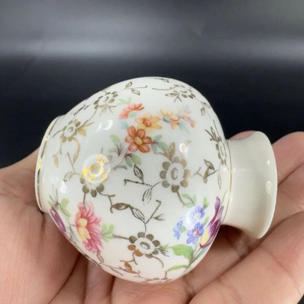 1950s Kronach Bavaria OCA Porcellan Floral Vase‎ Bud Vase Marked Anita 63/1 VTG